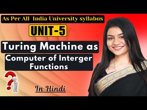 TURING MACHINE AS COMPUTER OF INTEGER FUNCTIONS | TM AS ADDER| TAFL| TOC |Automata Theory #tafl #toc