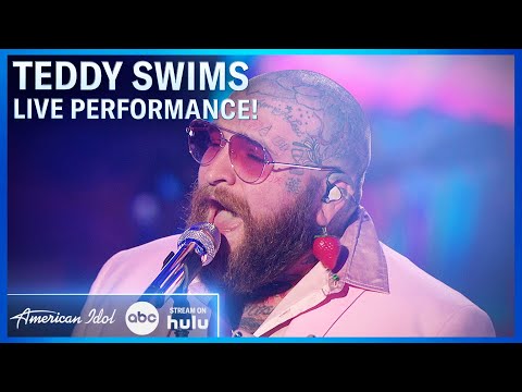 Teddy Swims Performs Global Hit "Lose Control" on American Idol 2024!