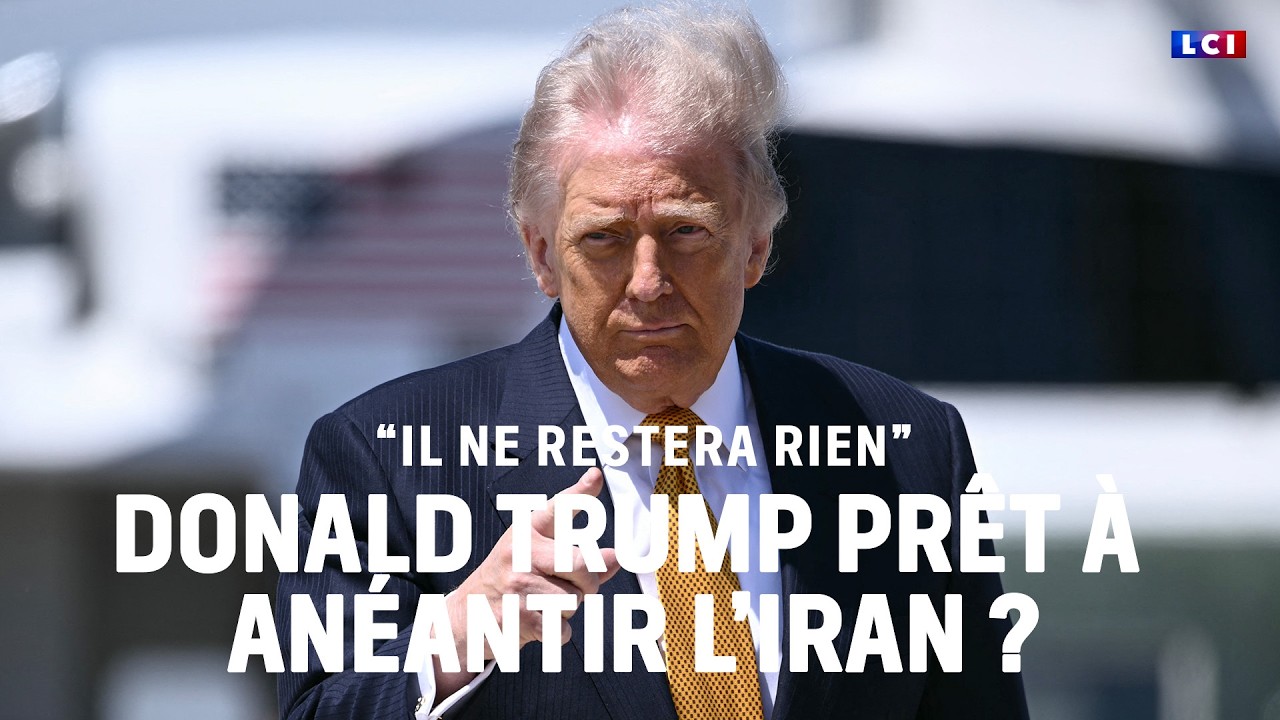 Trump avertit que l'Iran ne restera rien sans accord 🇺🇸