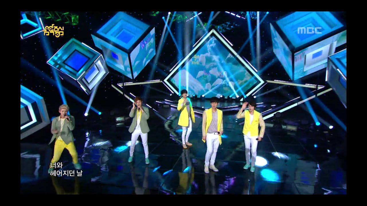 ZE:A FIVE - The day we broke up, 제아파이브 - 헤어지던 날, Music Core 20130420