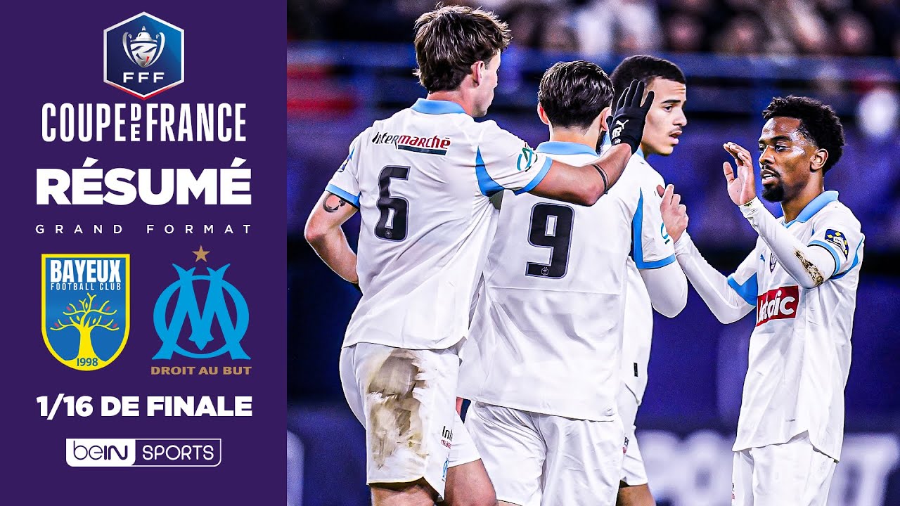 Marseille écrase Bayeux 9-0 en Coupe de France