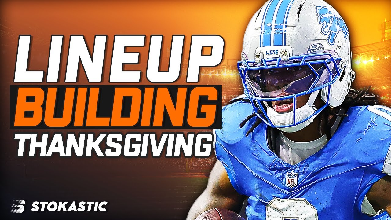 Week 13 NFL DFS: Single Lineup Strategy for Thanksgiving 🏈