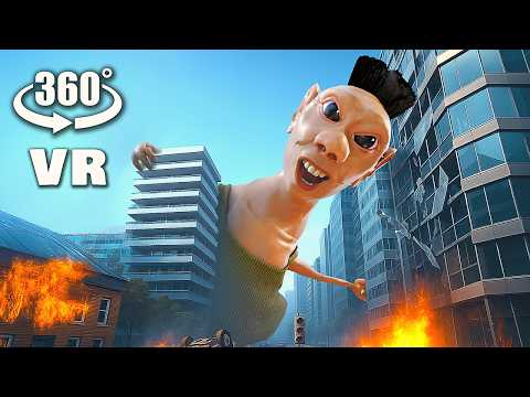 VR 360° GIANT HAMOOD HABIBI in the City