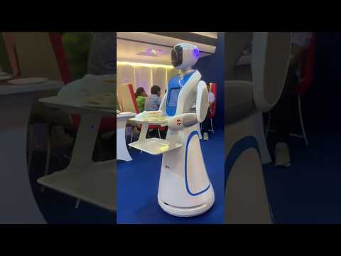 Robot service in hotel