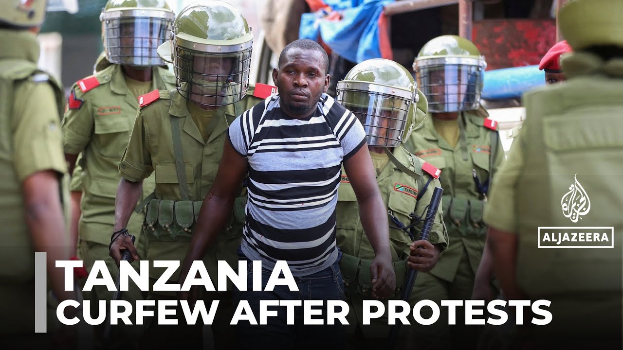 Tanzania Imposes Night Curfew Amid Nationwide Protests 🚨