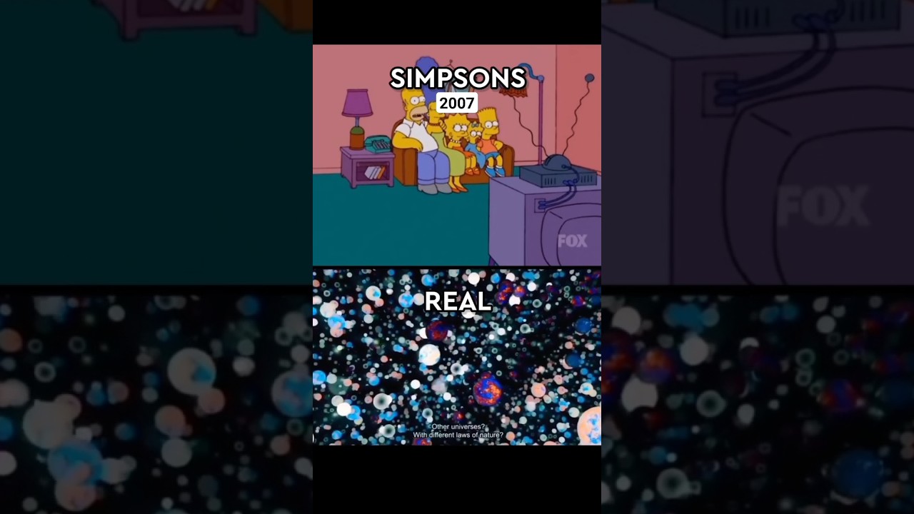 Universe Zoom Out: Simpsons vs Reality 🌌
