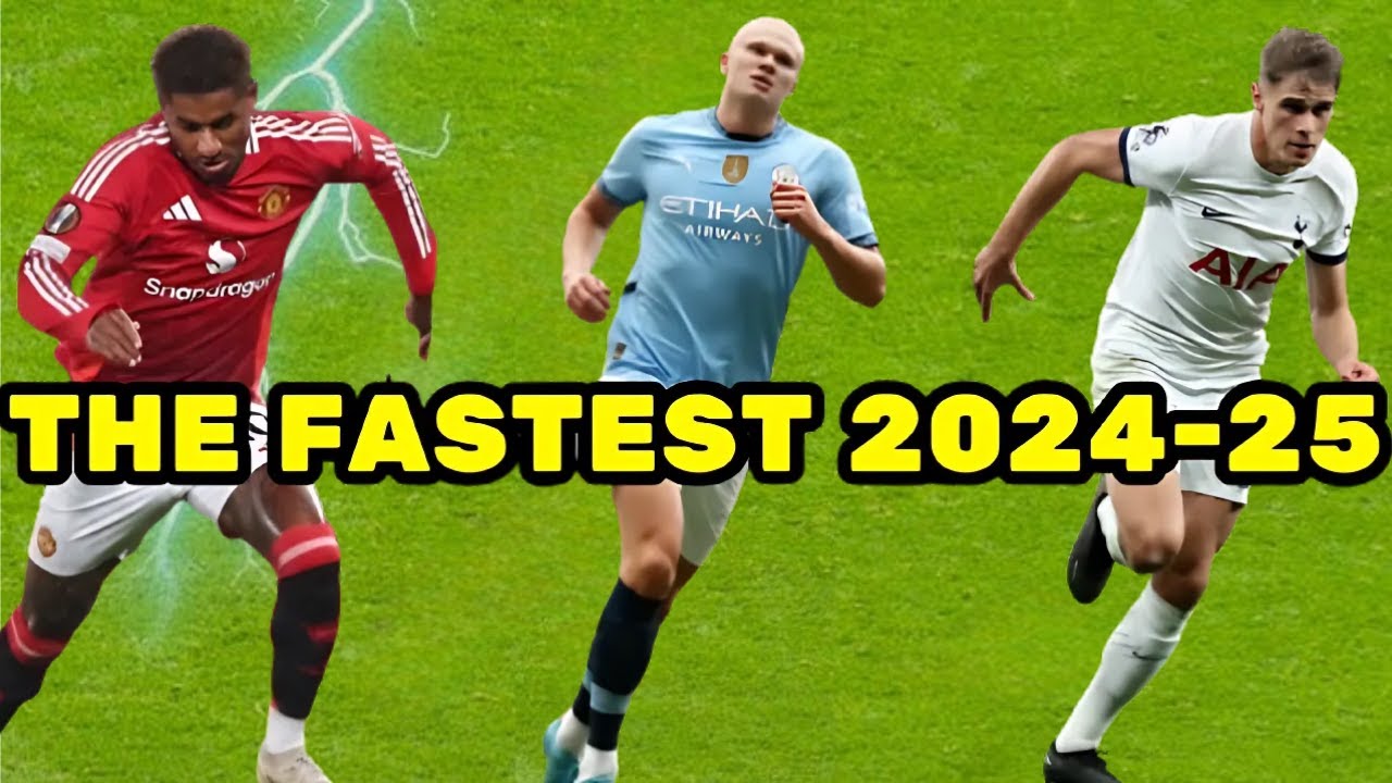 Top 10 Fastest Premier League Players 2024-25 ⚡
