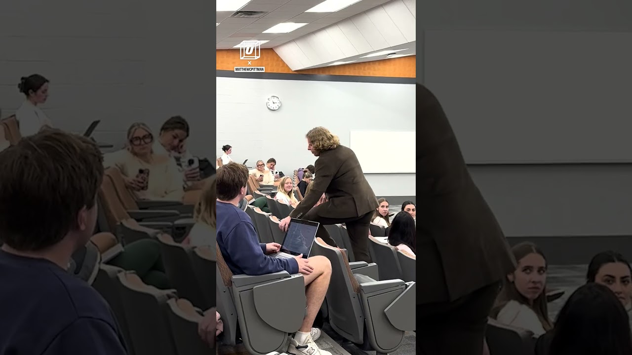 Professor Wakes Students with Emo Songs 😂