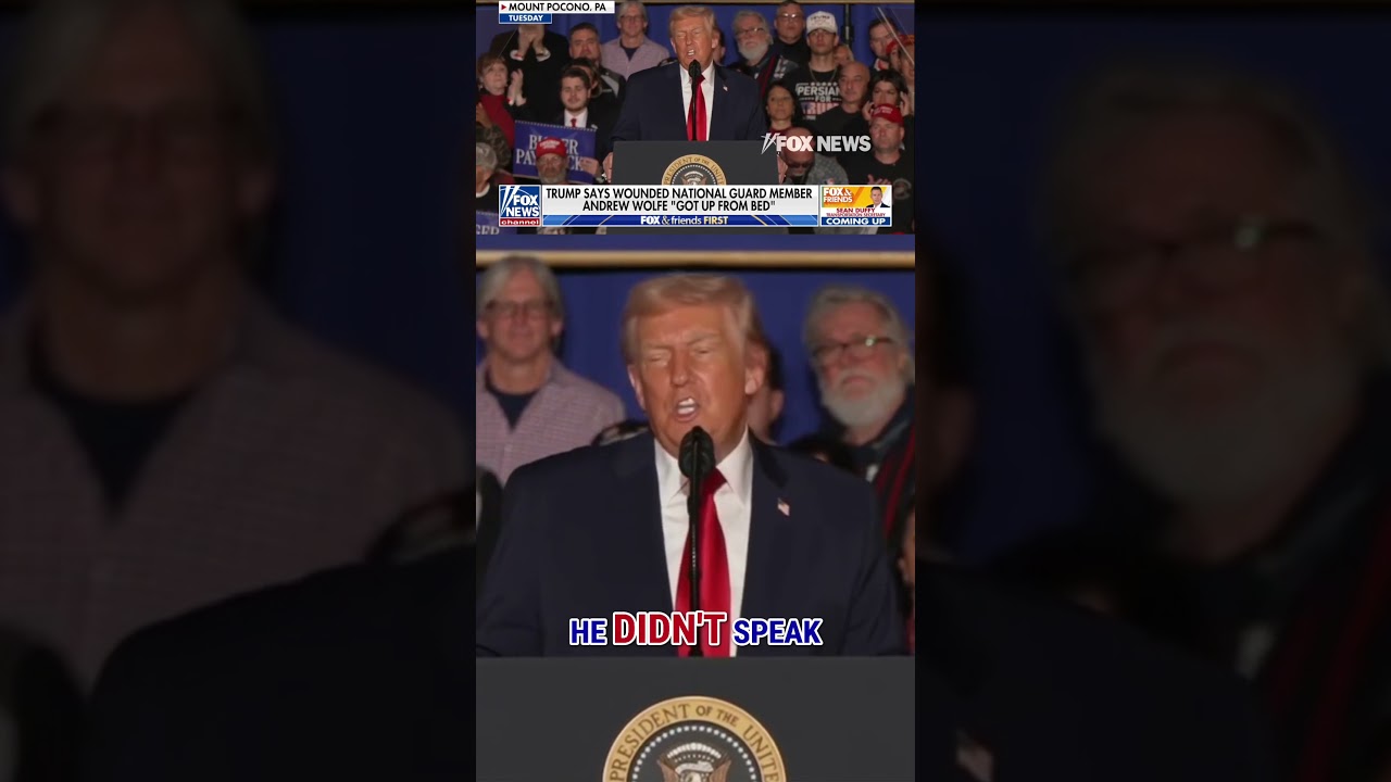 Trump Updates on Guard Wounded in DC Shooting π°