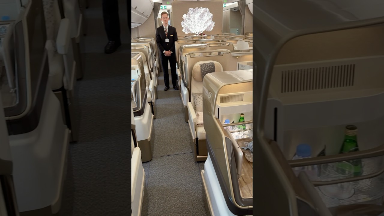 World’s Best Business Class? #Emirates #A350#Aviation #Dubai