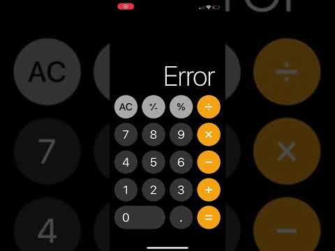 0 divided by 0 equals Infinity?!