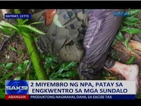 2 miyembro ng NPA, patay sa engkwentro sa mga sundalo | Saksi