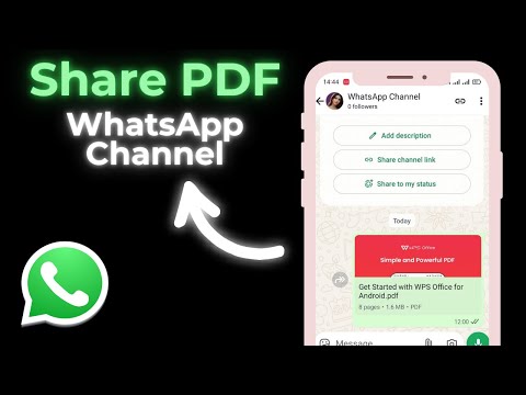 how to send pdf file in whatsapp channel