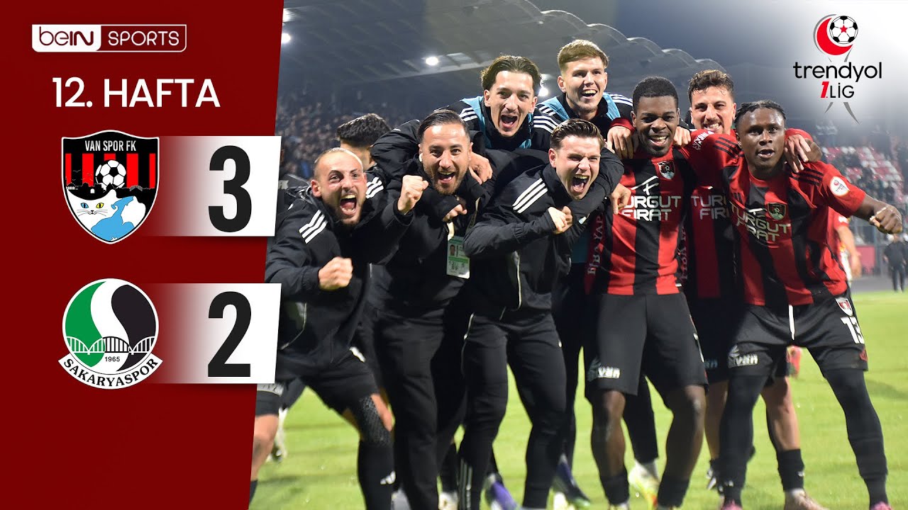 Vanspor vs Sakaryaspor: 12. Hafta Maç Özeti (3-2) | Trendyol 1. Lig 2025/26 🏆