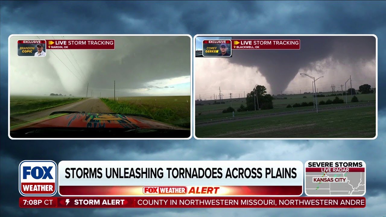 Live: Dual Tornadoes Spotted in Oklahoma 🌪️