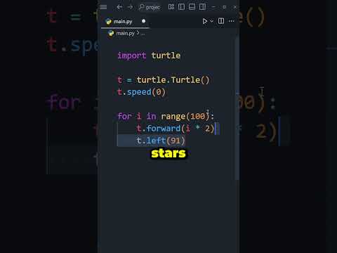 Make Python Draw in Color! ππ Turtle Magic in 10 Seconds!