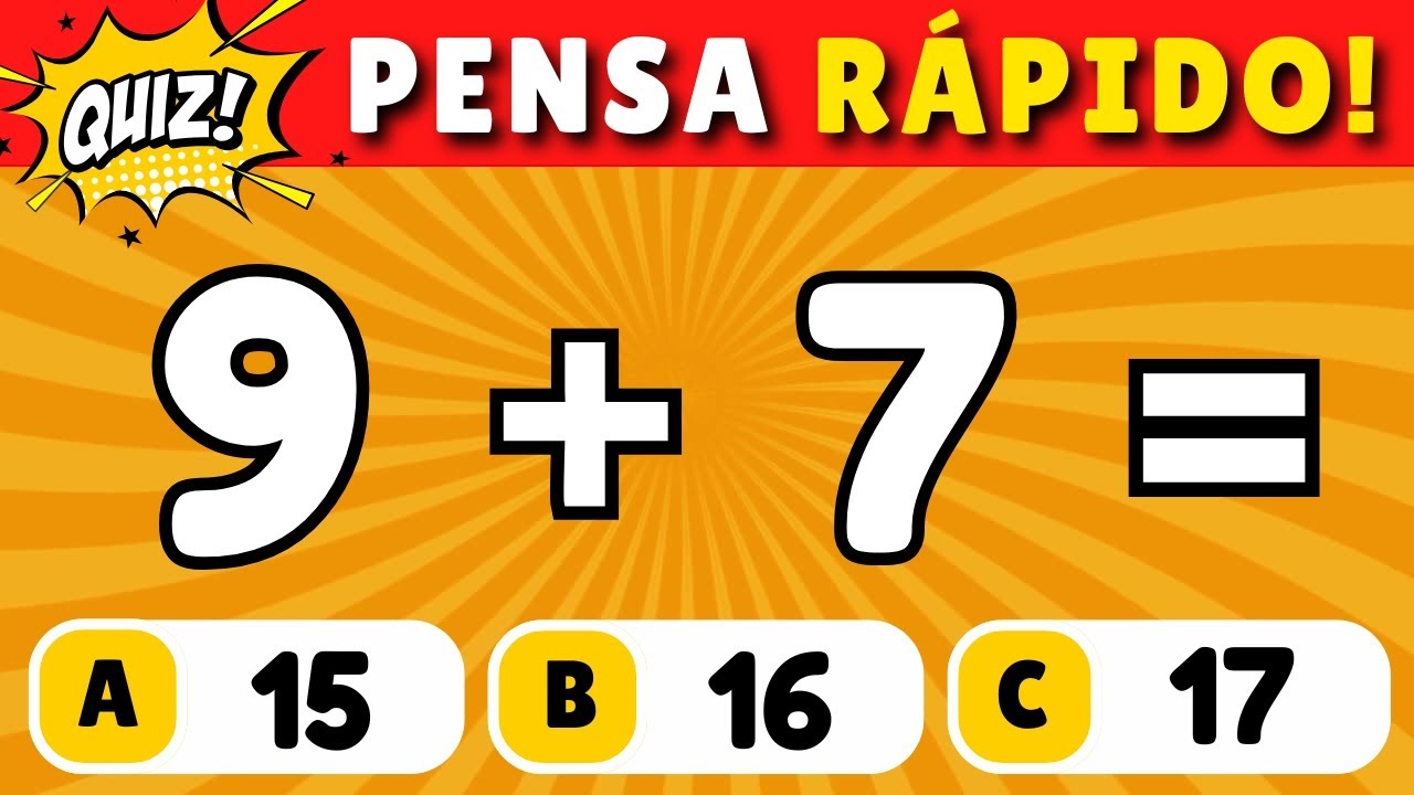 Desafie-se com Nosso Quiz de Matemática 🚀 - Você Consegue Acertar Todas as Perguntas?