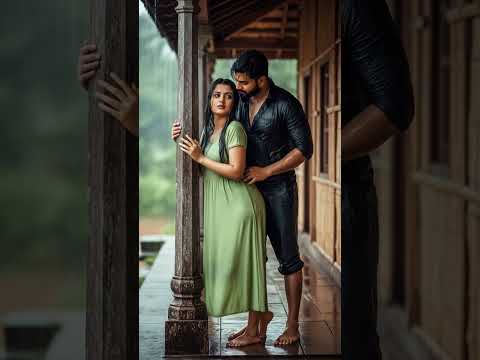 Eye Contact in Rain | Passionate Rural Romance #photography #loveromance #shortsviral #shorts