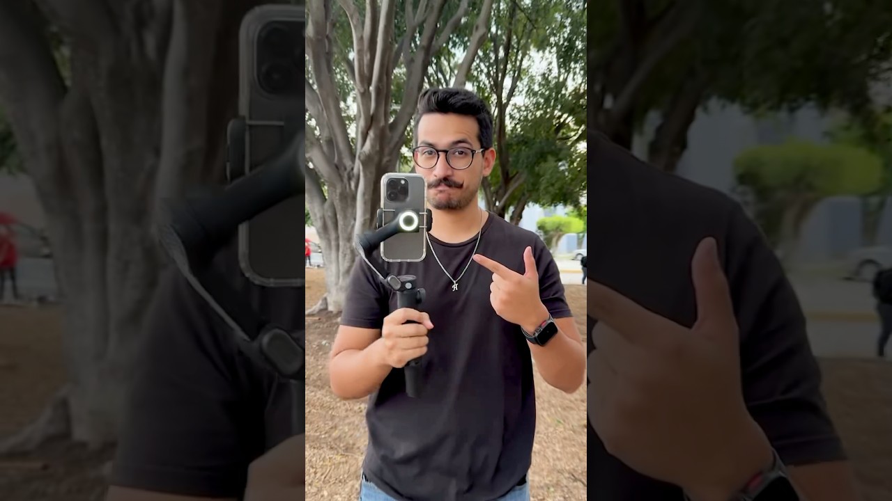 🎥 Estabilizador Gimbal de 3 ejes para celular #filmaker #video #gadget #hacks #tech #tecnologia