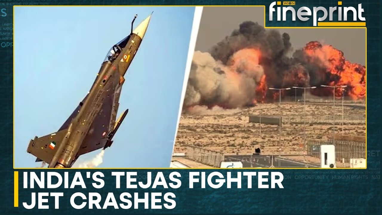 Tejas Jet Crashes at Dubai Air Show ✈️