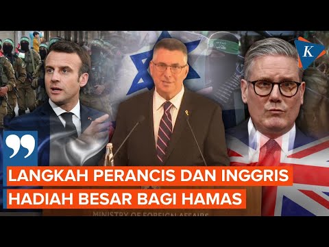 Sindir Negara Barat yang Akui Palestina, Menlu Israel: Hadiah Besar bagi Hamas