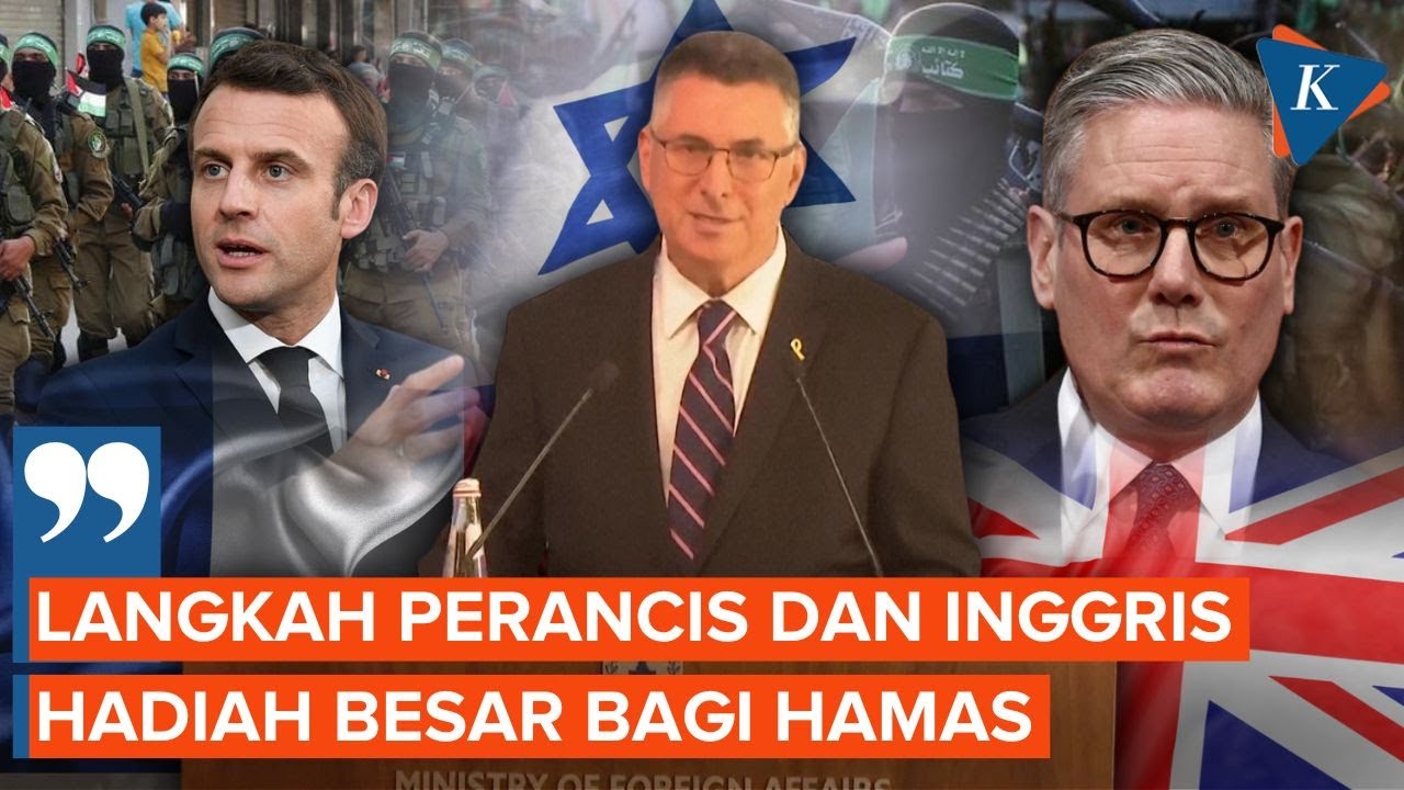 Menteri Luar Negeri Israel Sindir Negara Barat yang Akui Palestina
