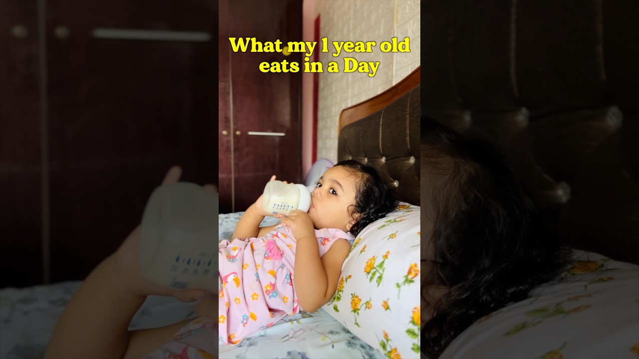 What a 1-Year-Old Eats in a Day 🍽️