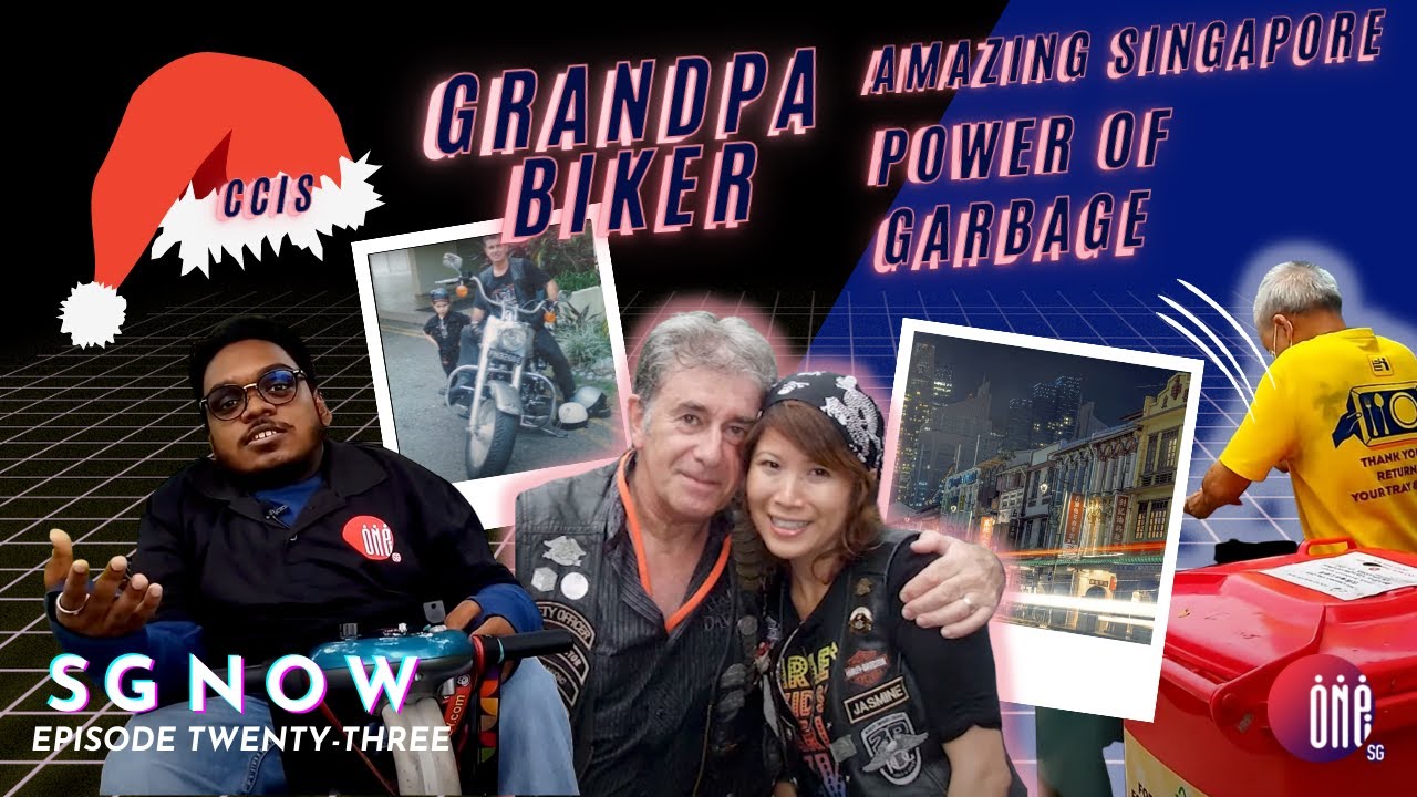 SG Now Episode 23: Grandpa Biker & The Surprising Power of Garbage in Singapore 🚲♻️