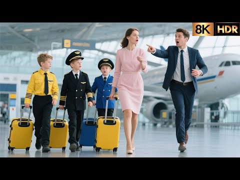 Three Kids Appear At Airport—CEO Daddy Stops Mommy: You Cannot Escape After Bearing Triplets!