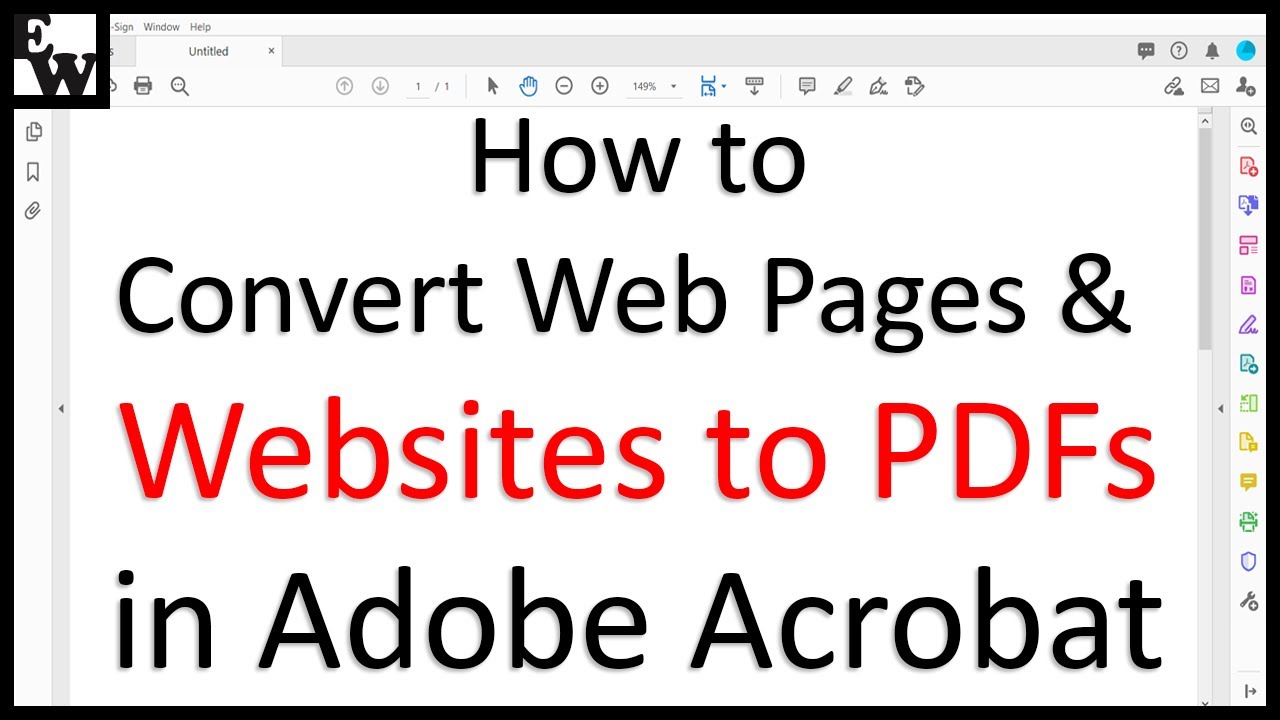 Easily Convert Web Pages to PDFs with Adobe Acrobat on PC & Mac 🌐