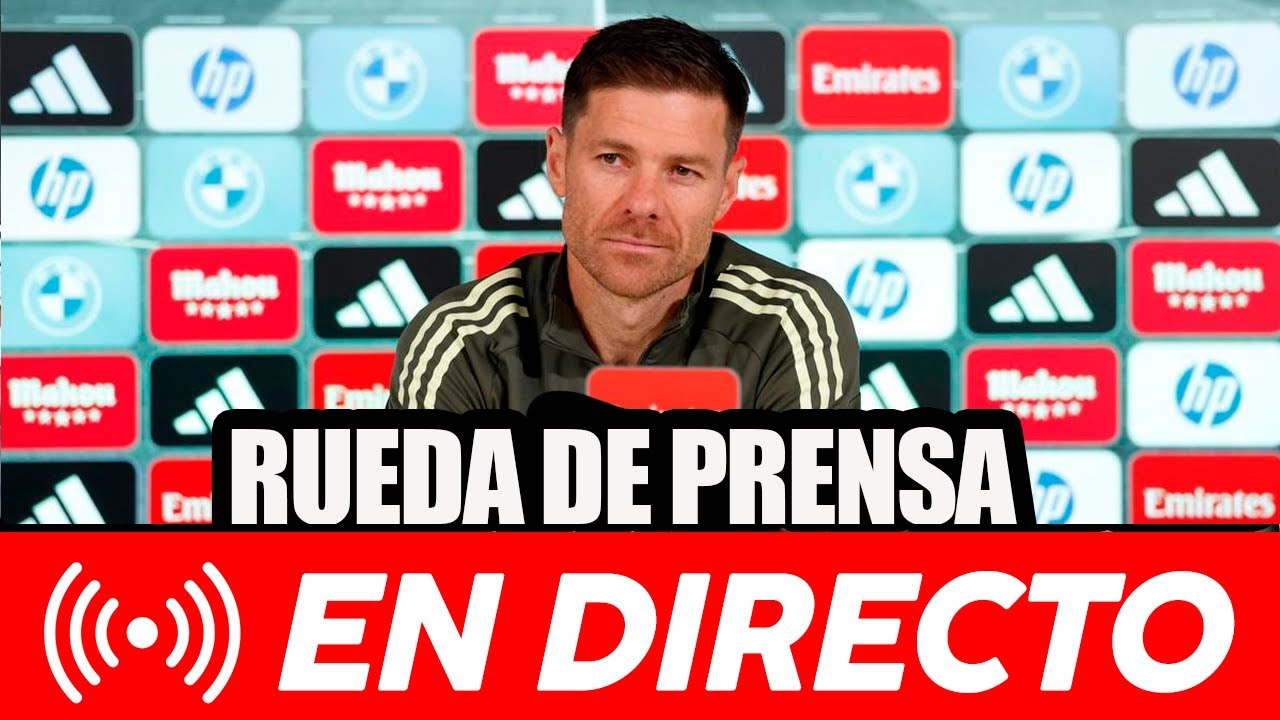 En Vivo: Rueda de Prensa de Xabi Alonso