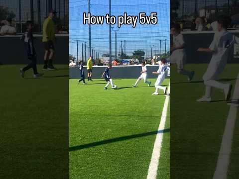 How To PLAY 5v5 SOCCER ⚽️ #soccer #football #futsal
