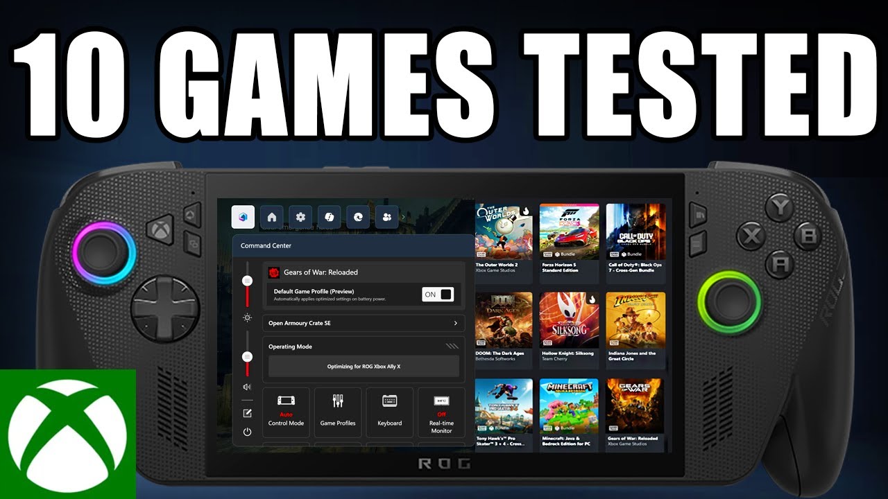 ROG Xbox Ally X: 10 Games Tested 🎮