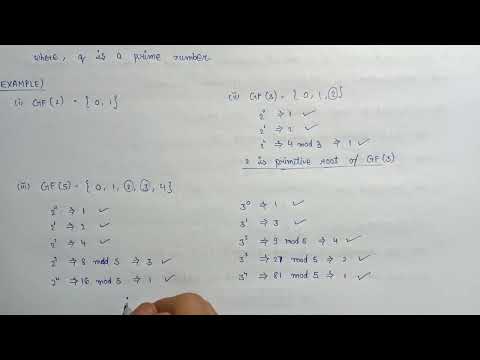 Basic Properties of Galois Fields (GF) polynomial operations over Galois Fields