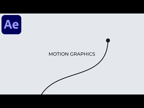 Minimal Line Motion Graphics Text Animation in After Effects - After Effects Tutorial