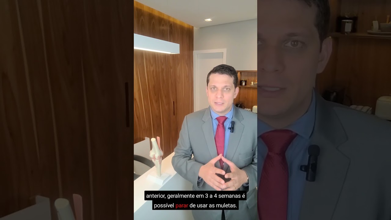 Uso de Muletas Após Cirurgia de Ligamento Cruzado 🦵