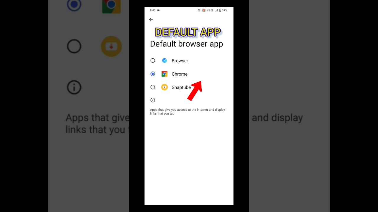 Set Default Browser on Vivo T2x 5G