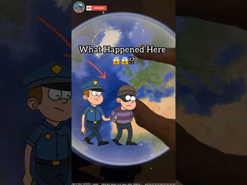 Police Caught On Google Earth😱 #shorts #googleearth