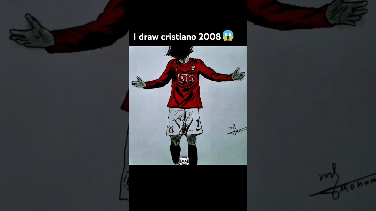 Drawing Cristiano Ronaldo 2008 ⚽