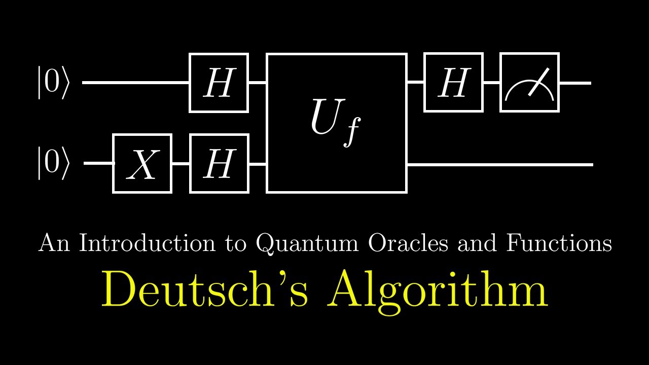 Deutsch's Algorithm Explained: The First Step Toward Quantum Supremacy 🚀
