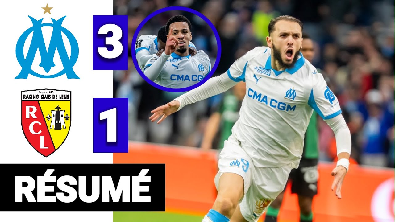 Marseille Beats Lens 3-1 with Goals from Gouiri & Nwaneri ⚽