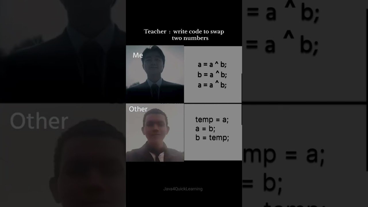 Efficient Java Method to Swap Two Numbers Without a Temporary Variable 🔄
