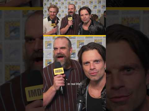 "I outweigh them by a hundred pounds" #DavidHarbour #Thunderbolts* #SDCC