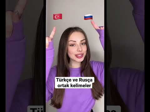 Şaşırtıcı Türkçe ve Rusça ortak kelimeler #shorts