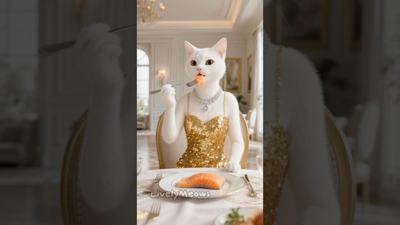 Rich cat follows her poor maid... and changes her life forever! ✨😭❤️