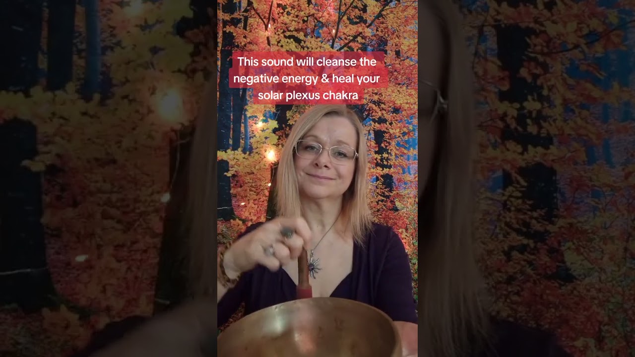 Solar Plexus Chakra Cleansing with Singing Bowls ✨