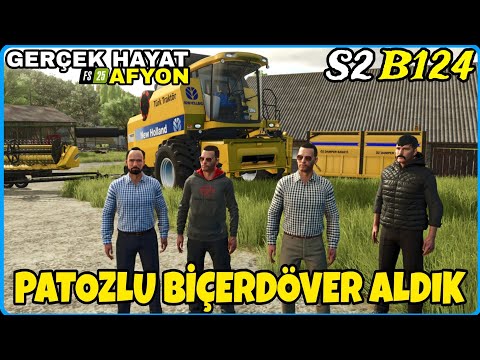 DERNEK BÜTÇESİYLE BİÇERDÖVERİ SATIP YERİNE PATOZLU BİÇERDÖVER VE RÖMORK ALDIK🔸️FS25 GERÇEK HAYAT