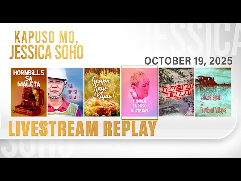 KMJS livestream October 19, 2025 Episode - Replay | Kapuso Mo, Jessica Soho
