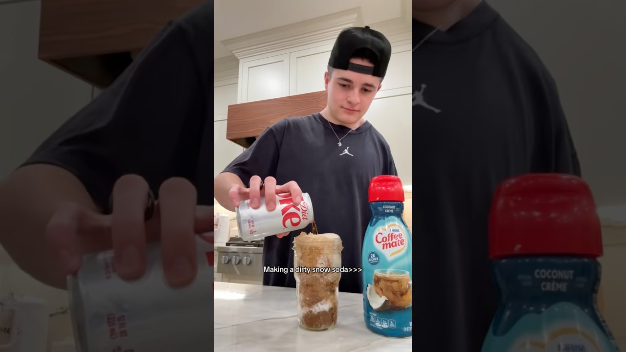 Creating a Snowy Dirty Soda Drink