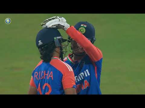 Richa Ghosh Joint Fastest WT20I Fifty India Women Vs West Indies Women 3rd T20 Match Highlights 2024